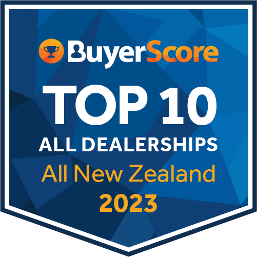 BuyerScore Award - Top 10 All Dealerships - All New Zealand 2023