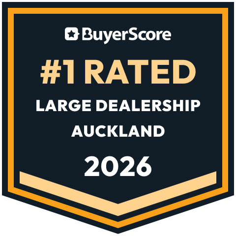 BuyerScore Award - #1 Rated Large Dealership Auckland 2026